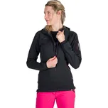 Dámská turistická mikina se zipem NORTHFINDER-MARCELLA-411greyblack Černá XS
