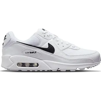 Pánská tenisová obuv Dámská rekreační obuv NIKE-Air Max 90 white/black/white Bílá 41