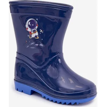 Dívčí bačkory Boto Dětské holínky Esalina Barva: Modrá, Velikost: 24