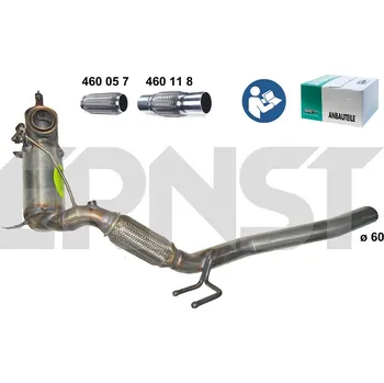 Katalyzátor Filtr pevných částic - DPF ERNST 920056