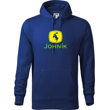 Pánská mikina Johník - Mikina pánská Cape s kapucí - 5XL ( Královská modrá )
