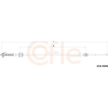 Převodovka Tazne lanko, rucni prevodovka COFLE 92.2CB.FI049