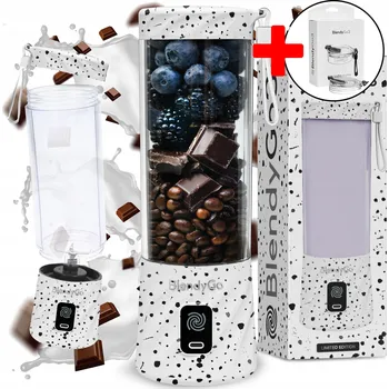 Stolní mixér BlendyGo 3 bílý 0,55 l 250 W bezdrátový USB