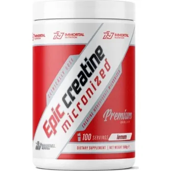 Kreatin Kreatin Monohydrát Immortal Nutrition citronová příchuť, prášek 500 g