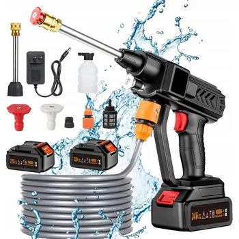 Vysokotlaký čistič AKUMULÁTOROVÁ TLAKOVÁ MYČKA BEZ KABELU - IDEÁLNÍ NA OKNA, ZAHRADU A DLAŽBU