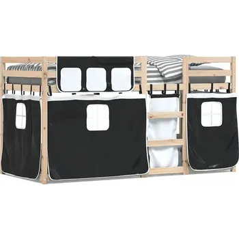 Postel Čalouněná jednolůžková postel VidaXL 90x190 cm černá