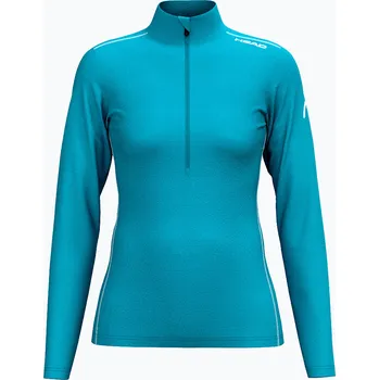 Dámské oblečení Dámská lyžařská mikina HEAD Race Midlayer blue