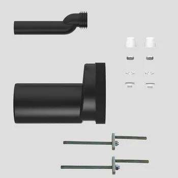 WC sada SANIT Připojovací sada pro WC DN90 PP excentrická (25mm)