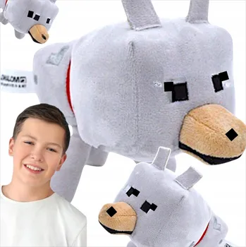 plyšák MINECRAFT PES VLK VELKÝ PLYŠÁK PEJSEK