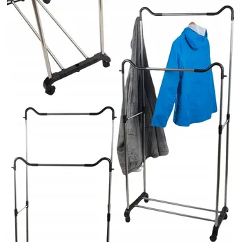 Věšák Stojanový věšák kovový Verk Group černý, kov