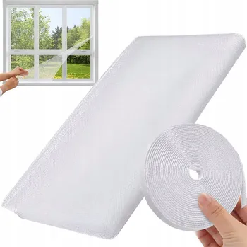 Síť proti hmyzu Moskytiéra do dveří nebo oken, 180 cm x 150 cm