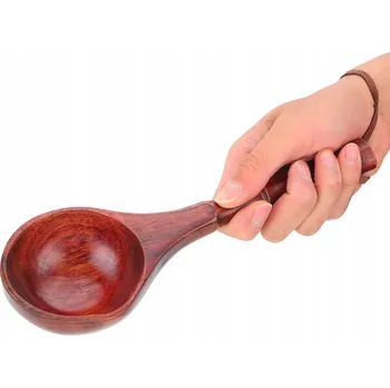 Naběračka DŘEVĚNÁ NABĚRAČKA TŘEŠŇOVÁ LŽÍCE 25 CM