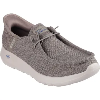 Pánská obuv Pánská rekreační obuv SKECHERS-Go Walk Max Halycon Slip-Ins taupe Šedá 46