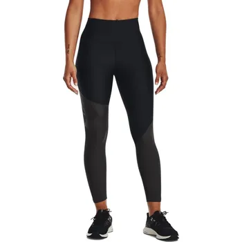 Dámské legíny Dámské kompresní legíny UNDER ARMOUR-Armour Colorblock Ankle Leg-BLK-1373936-001 Černá XS