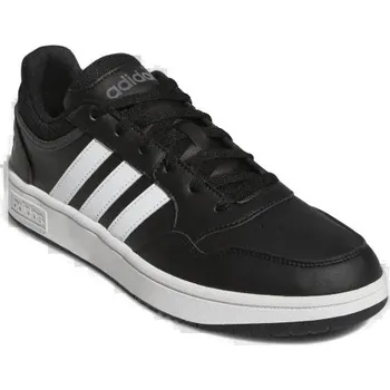 Pánská tenisová obuv Pánská rekreační obuv ADIDAS-Hoops 3.0 core black/cloud white/grey six Černá 45 1/3