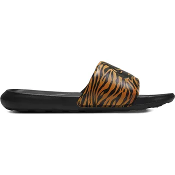 Pánské pantofle Dámské šlapky (plážová obuv) NIKE-Victori One Print Ws black/black Černá 35,5