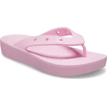 Dámská obuv Dámské žabky (plážová obuv) CROCS-Classic Platform Flip W flamingo Růžová 42/43