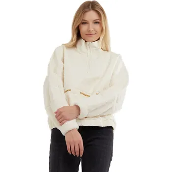 Dámská mikina Dámská flísová mikina FUNDANGO-Calypso Hybrid Pullover-240-mustard Žlutá S