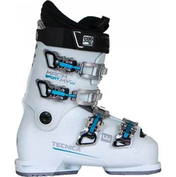 Sjezdové lyžování Dámské lyžařské boty na sjezdovku - on piste TECNICA-Mach Sport 75 MV W, white/blue Bílá 40 (MP255)
