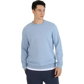 Pánská mikina Pánská mikina 4F-SWEATSHIRT M1622-34S-LIGHT BLUE Modrá XXL