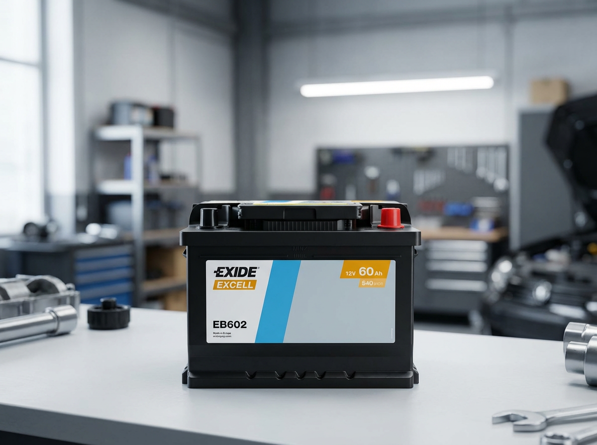 Autobaterie EXIDE excell 60AH, 540A, 12V, EB602 EB602