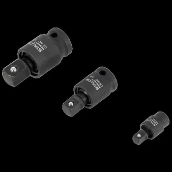 Gola sada S-85199 Sada kulových kloubových nástavců 1/4” 3/8” 1/2” STALCO PERFECT