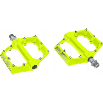 Pedál na kolo Platformové pedály Kellys Flat 50 zelené