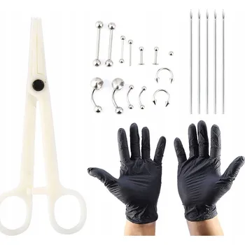 Piercing SADA NA PIERCING NOSU, JAZYKA + NÁSTROJ