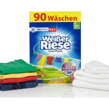Prací prostředek Weisser Riese Color Prášek na barevné prádlo 90 praní 4,5 kg