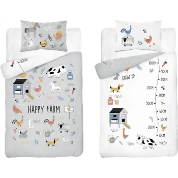 Povlečení Sada povlečení Detexpol 100 x 135 cm šedá