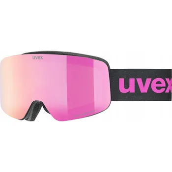 Brýle Uvex PWDR FM 2025/26, black matt mirror pink