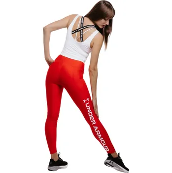 Dámské legíny Dámské legíny UNDER ARMOUR-Armour Branded Legging-RED 814 Červená XS