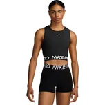 Dámské tréninkové triko s krátkým rukávem NIKE-DF 365 CROP TANK-010 BLACK/WHITE Černá L