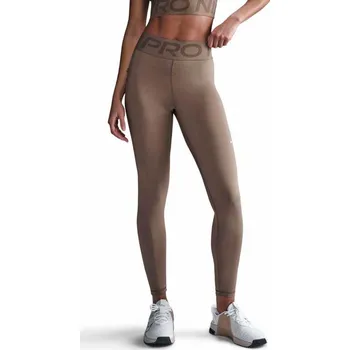 Dámské legíny Dámské legíny NIKE PRO-W NP SCULPT DF HR TIGHT-233-Brown Hnědá S