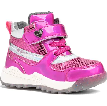 Dívčí zimní obuv Dívčí kotníkové zimní boty WOJTYLKO-Slapton pink Růžová 24