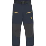 Dětské turistické kalhoty COLOR KIDS-Pants Outdoor W. Zip Off-7850-Total Eclipse Černá 128