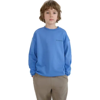 Pánská mikina Chlapecká mikina 4F JUNIOR-SWEATSHIRT-JWSS25TSWSM1713-34S-BLUE Modrá 122