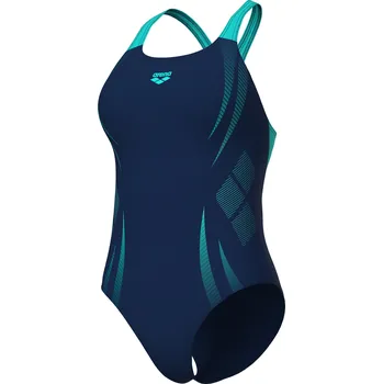 Dámské plavky Dámské plavecké jednodílné plavky ARENA-WOMENS POSEIDONIA SWIMSUIT SWIM PRO BACK Modrá S