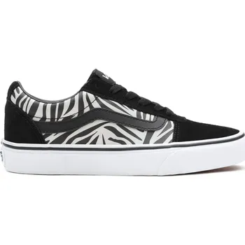 Dámská vycházková obuv VANS-WM Ward MTLC ZBR black/white Černá 38,5