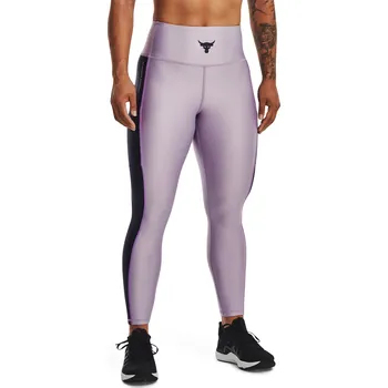 Dámské legíny UNDER ARMOUR PROJECT ROCK-UA PROJECT ROCK HG Ankle Lg-PPL Fialová XS