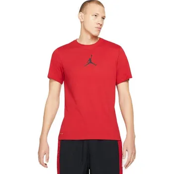 Pánské triko s krátkým rukávem NIKE-JORDAN M J JUMPMAN DF SS CREW-687-Red Červená XL