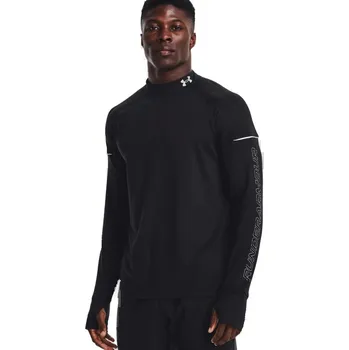 Pánské tričko Pánské běžecké tričko s dlouhým rukávem UNDER ARMOUR-UA OUTRUN THE COLD LS-BLK-1373214-001 Černá S