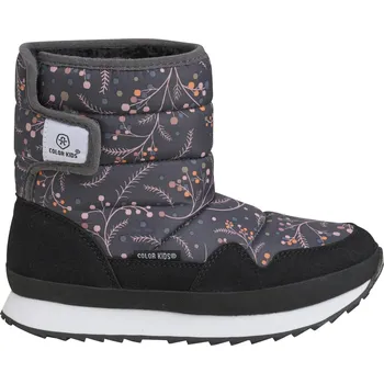 Dívčí sněhule Dívčí vysoké zimní boty COLOR KIDS-Boots W. 1 velcro, phantom Černá 28