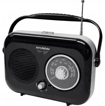 Radiopřijímač Síťové/bateriové rádio AM, FM Hyundai PR100