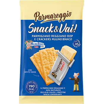 Parmareggio Sýrový snack a cracker 246g