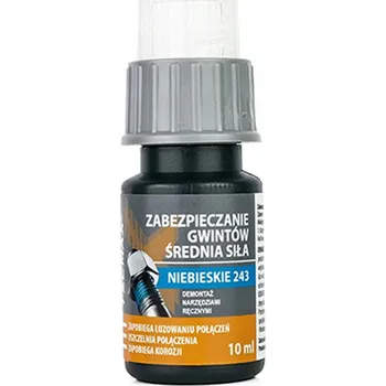 Průmyslové lepidlo TECMAXX zajišťovač závitů modrý střední pevnost 10 ml