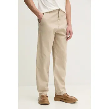 Pánské kalhoty Bavlněné kalhoty Lindbergh 30.003111.LT.STONE béžová 80X, vel. L