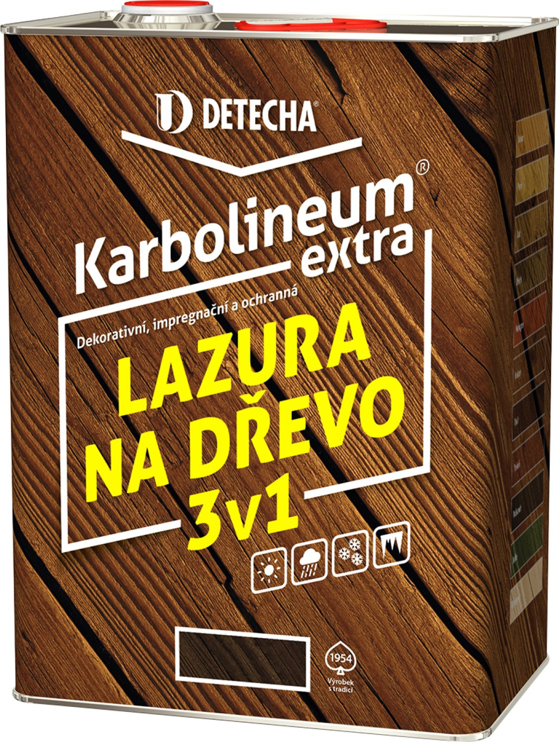 Karbolineum Extra 3v1 lazura na dřevo, bezbarvý, 8 kg
