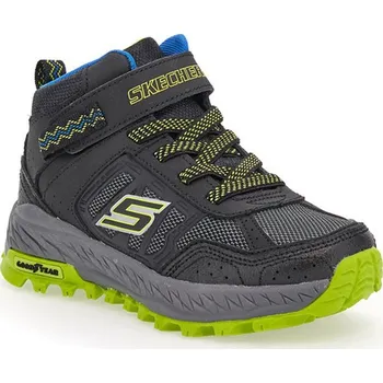 Dívčí obuv Chlapecká kotníková turistická obuv SKECHERS-Fuse Tread Trekor black/lime Černá 31