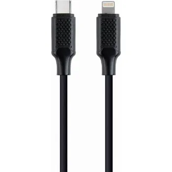 Datový kabel Kabel Cablexpert USB-C - Apple Lightning 1,5 m černý